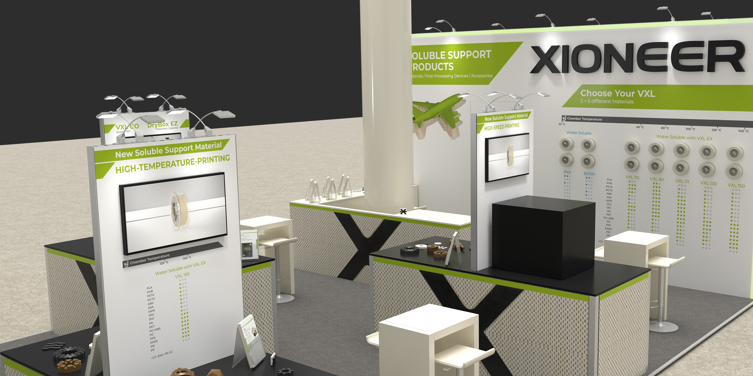 Messedesign Xioneer Formnext Frankfurt 2023