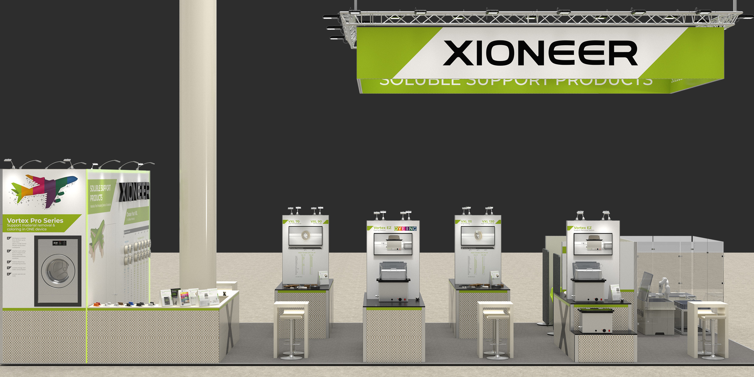 Messedesign Xioneer Formnext Frankfurt 2023