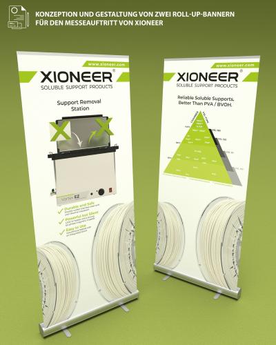 Konzeption und Gestaltung von Roll-Up-Bannern
