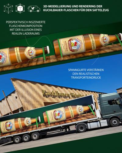Rendering der Kuchlbauer-Flaschen