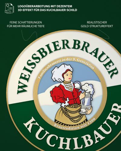 Logoüberarbeitung mit dezentem 3D-Effekt