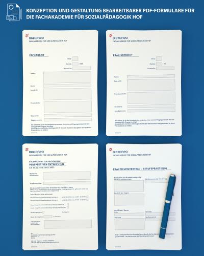 Konzeption und Gestaltung bearbeitbarer PDFs
