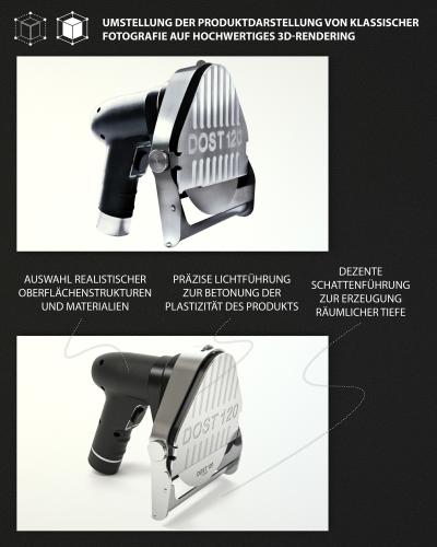 3D-Rendering Dost Dönermesser